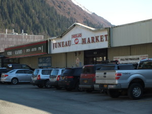 North entrance of the Foodland IGA may featured a renovated exterior this summer. (Photo by Matt Miller/KTOO)