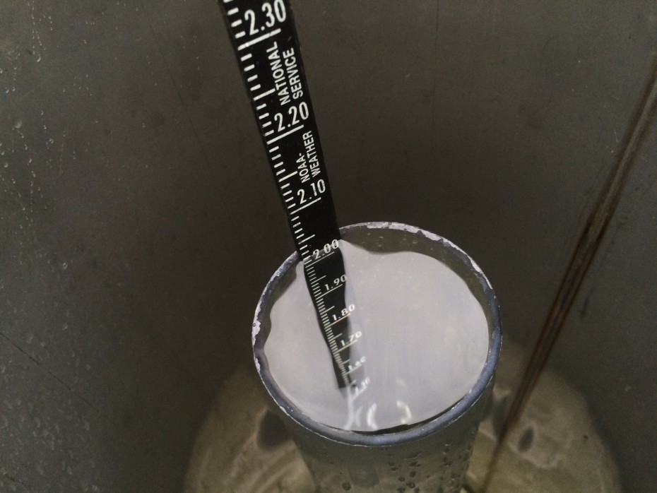 At least 2 inches of rain (2.11 to be exact) fell in downtown Juneau between Wednesday morning and Thursday morning. (Photo by Matt Miller/KTOO)